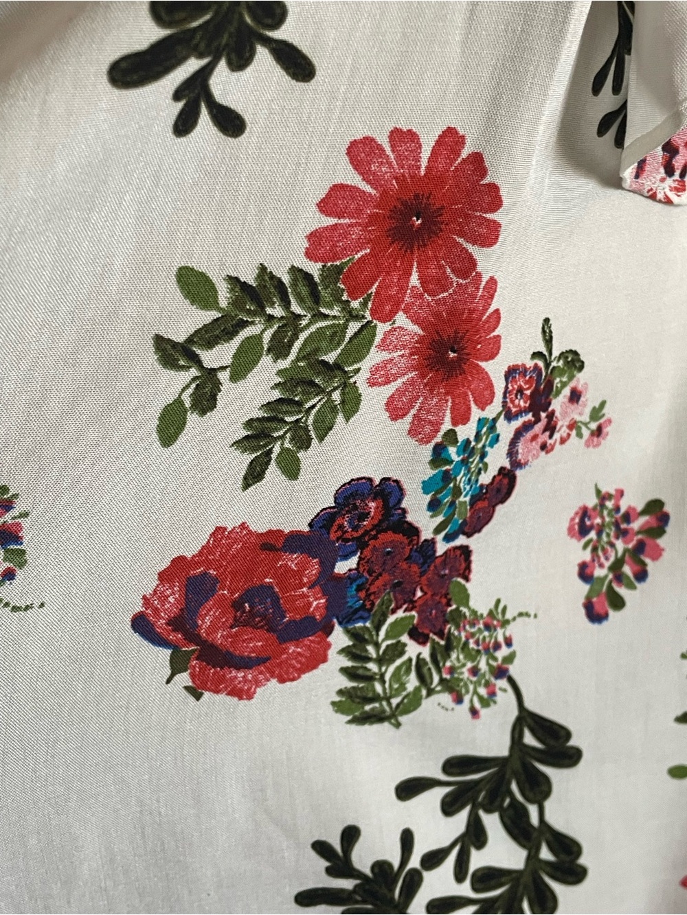 Floral Off-the-shoulder Top - Picture 12 of 13